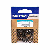 Mustad Demon Power Çift Kilitli Fırdöndülü Klips DLT06 Standart-NO:6 - 10LU