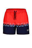 Fujin Pro Angler Short Mayo Scarlet Dark Navy Large (L)