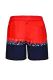 Fujin Pro Angler Short Mayo Scarlet Dark Navy Large (L)