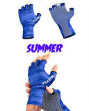 Fujin Pro Angler Summer Gloves Blue L/XL