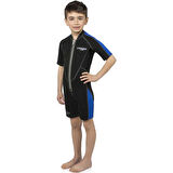 Cressi Lido Junior Shorty Dalış Elbisesi BLACK / BLUE-2MM - L (12/13 YAŞ)