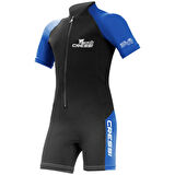 Cressi Tiburon Man Shorty Dalış Elbisesi BLACK / BLUE-2MM - NO:2 / S