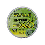 Ryuji Hi-Tech X8 150m 0.08mm Green İp Misina Standart-0.21
