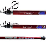 Remixon Strong 3.90m 100-250gr Red Tele Surf Kamış Standart-Standart