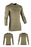 Fujin Seamless Termal İçlik Khaki Üst XXXLarge