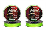 Fujin Hex Braid 8x 50mt Fluo Green PE İP Shock Leader 0.20mm 25LB