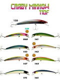 Fujin Crazy Minnow 110F 12gr Maket Balık 068 İ.Avcı