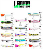 FUJIN La-Nina Maket Balık Su Üstü Popper 018 Pearl Rainbow Glow