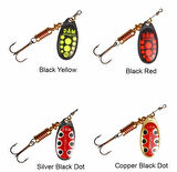 Dam Effzett Standard Spinner 3 gr #1 Kaşık Copper Black Dot
