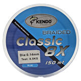 Kendo Classic 8X 150m Blue Örgü İp 0.14mm