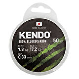 Kendo 100% Fluorocarbon White 50m Misina 0.22mm