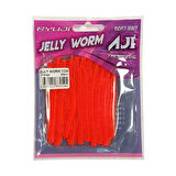 RYUJI JELLY WORM TPR 7.5CM, 20AD. WHITE GLOW-Standart