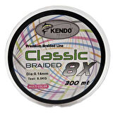 Kendo Classic 8X 300m Multicolor Örgü İp 0.25mm