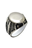 Erkek Karışık Renk Gümüş Yüzük