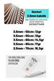 3.5mm Gurmet Model 925 Ayar Gümüş Erkek Kolye Zincir 2472532776430