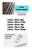 Erkek Gümüş Kolye - 3.5mm Forse Model 925 Ayar Erkek Gümüş Kolye Zincir Gklgmsforse