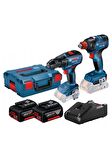 Bosch GDX 18V-200 + GSR 18V-50+ 2 x GBA 18V 4.0Ah + GAL 18V-40 L-Boxx - 06019J2220