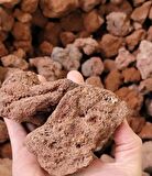 Pomza 1 KG 5-10 Mm Lav Taşı Kırmızı Pomza Orta Boy Cüruf Ponza