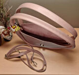 Kadın Mıknatıslı Kapak Ayarlanabilir Askılı Suni Deri Fularlı El Ve Omuz Çantası