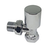 ECA 1/2 KÖŞE RADYATÖR VANASI (KROM TEPE)