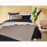 Linens Mix&Match Pamuk Tek Kişilik Saten Nevresim Kılıfı Siyah
