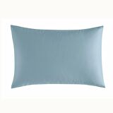 Linens Mix&Match Pamuk Saten 2'li Standart Yastık Kılıfı Seti Mavi
