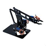 Robotistan REX Discovery Serisi Pleksi Robot Kol - Arduino Uyumlu