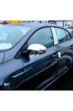 Renault Megane 4 Krom Ayna Kapağı 2 Parça 2015 Üzeri Paslanmaz Çelik