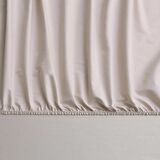 Linens Mix&Match Saten Tek Kişilik Lastikli Çarşaf Taş