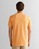 GANT Erkek Turuncu Slim Fit Bisiklet Yaka T-Shirt