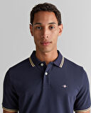 GANT Erkek Lacivert Regular Fit Polo