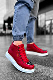 TB267 CBT Roma Mirror Erkek Bot KIRMIZI