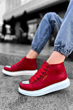 TB267 CBT Roma Mirror Erkek Bot KIRMIZI
