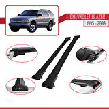 Chevrolet Blazer 1995-2005 Arası ile Uyumlu FLY Model Ara Atkı Tavan Barı Siyah 2 Adet