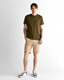 GANT Erkek Yeşil Regular Fit Bisiklet Yaka T-Shirt