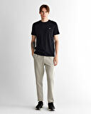 GANT Erkek Siyah Regular Fit Bisiklet Yaka T-Shirt