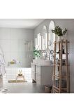 Vılto Banyo Tabure, Masif Huş MeridyenDukkan 25 cm Banyo Bank Basamaklı Tabure