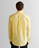 GANT Erkek Sarı Regular Fit Düğmeli Yaka Poplin Gömlek