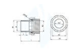 Düz Radyatör Rakoru TS 579 1''