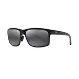 Maui Jim MJ0439S 001(2M) 58 Polarize Erkek Dikdörtgen Siyah Kemik Güneş Gözlüğü
