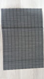 4 Adet Bambu Lüx Dekoratif Katlanır Amerikan Servis 30x42 Cm GRİ