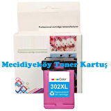 HP 302XL-F6U67AE (1110-2130-2132-2134-3630-3632-3633-3634-3636-3638-4520-4522-4523-4524-4525-4527-4528-3830-3831-3832-3833-3834-3835-4650-4652-4654-4655-4657-4658-5220-5230) Muadil Renkli Kartuşu