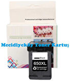HP 650XL-CZ101AE (1015-1515-1516-2515-2545-2546-2645-3515-3545-4645) Muadil Siyah Kartuşu