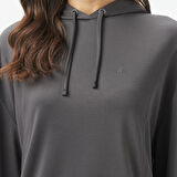 Nautica Kadın Gri Regular Fit Kapüşonlu Sweatshirt