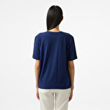 Nautica Kadın Lacivert Regular Fit T-Shirt