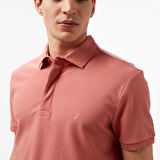 Nautica Erkek Kahverengi Slim Fit Polo Yaka T-Shirt