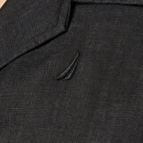 Nautica Kadın Siyah Regular Fit Keten Gömlek