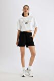 DeFactoFit Oversize Geniş Kalıp Sporcu Şort B8975AX24SMBK81