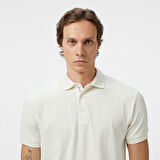 Nautica Erkek Krem Regular Fit Polo Yaka T-Shirt