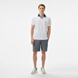 Nautica Erkek Beyaz Classic Fit Polo Yaka T-Shirt